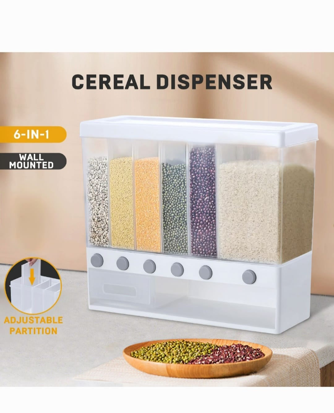 6 in 1 Cereal Dispenser