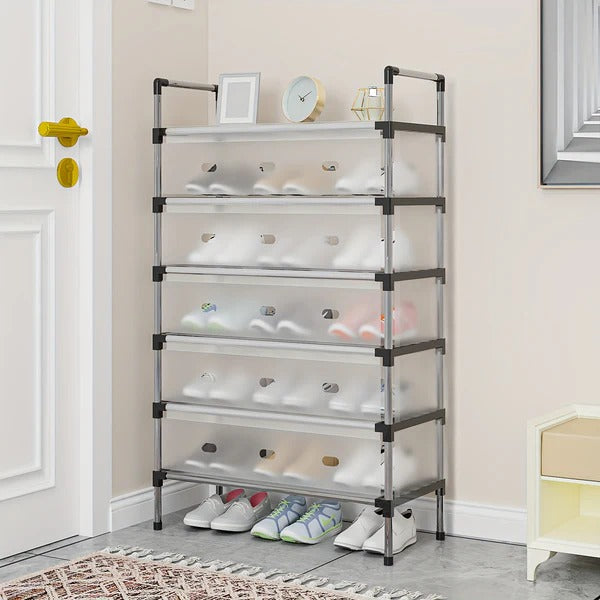 6 Layer Dustproof Shoe Rack