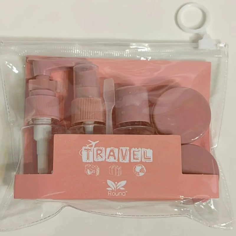 5 Pcs Mini Travel Bottle Set - Refillable