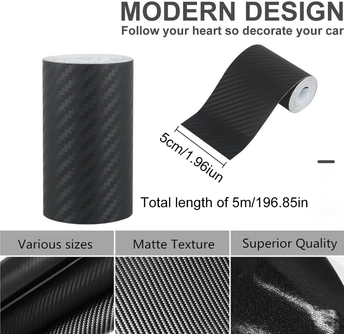Carbon Fiber Car Sticker 5M
