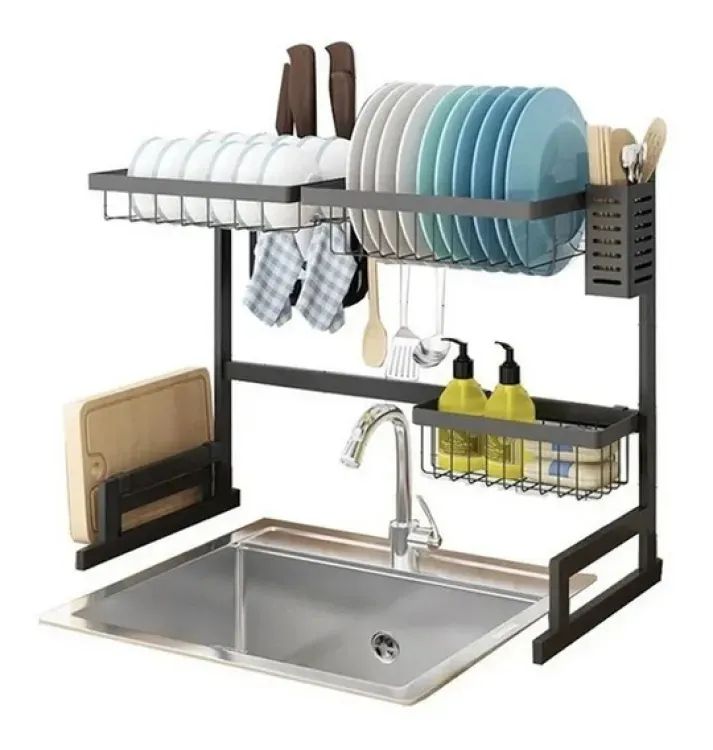 Stainless Steel Sink Dish Drying Rack 65 CM