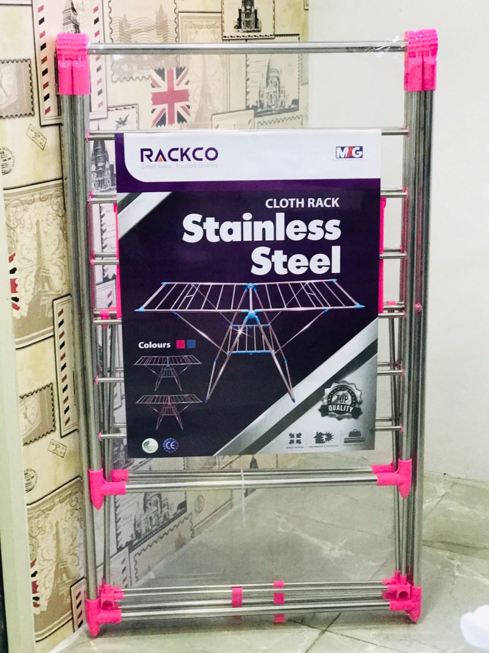 RACKCO Stainless Steel Cloth Rack
