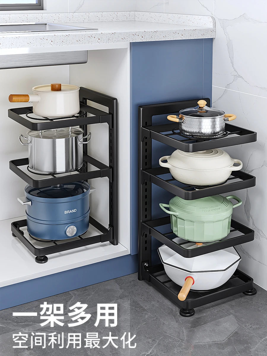 4 layer Pot Storage Rack