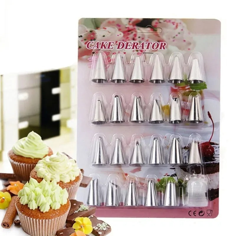 24 Pieces Cake Nozzle