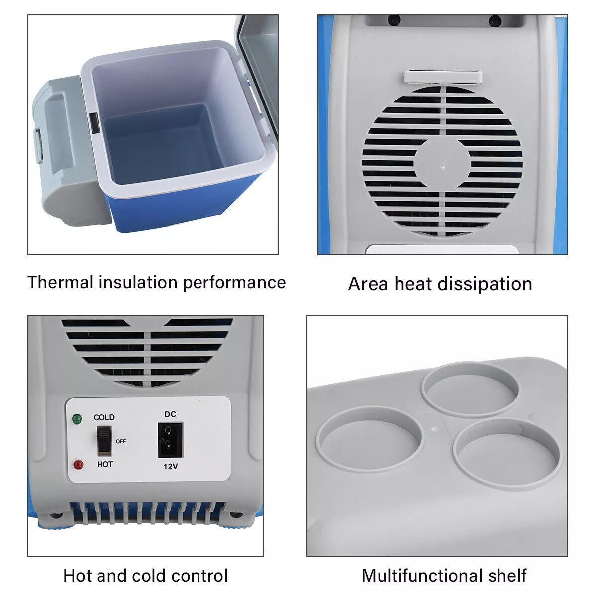 Portable Car Fridge 7.5L