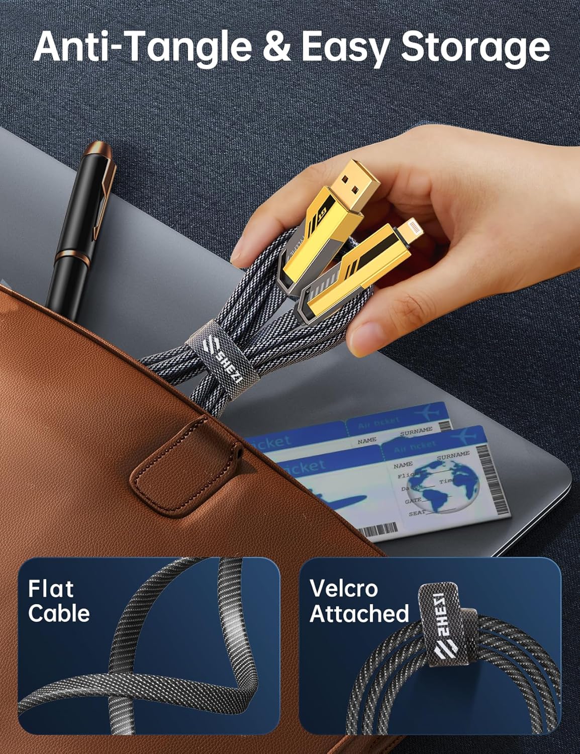 Unikmax 4 In 1 65w Fast Charging Cable