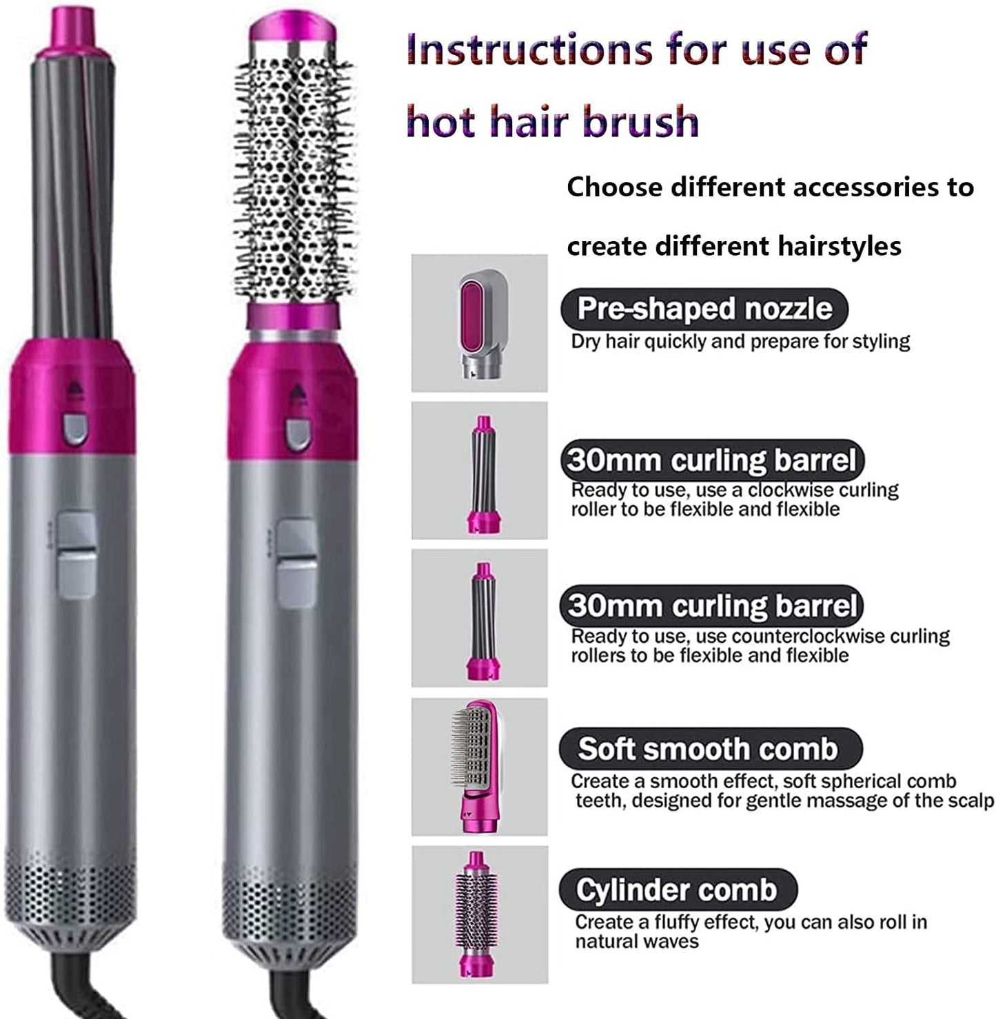 5 In 1 Hot Hair Styler