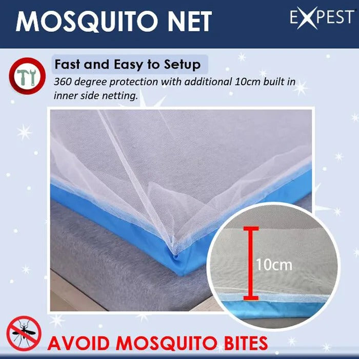 Single Bed Foldable Mosquito Net (L - 5ft , W - 6ft)