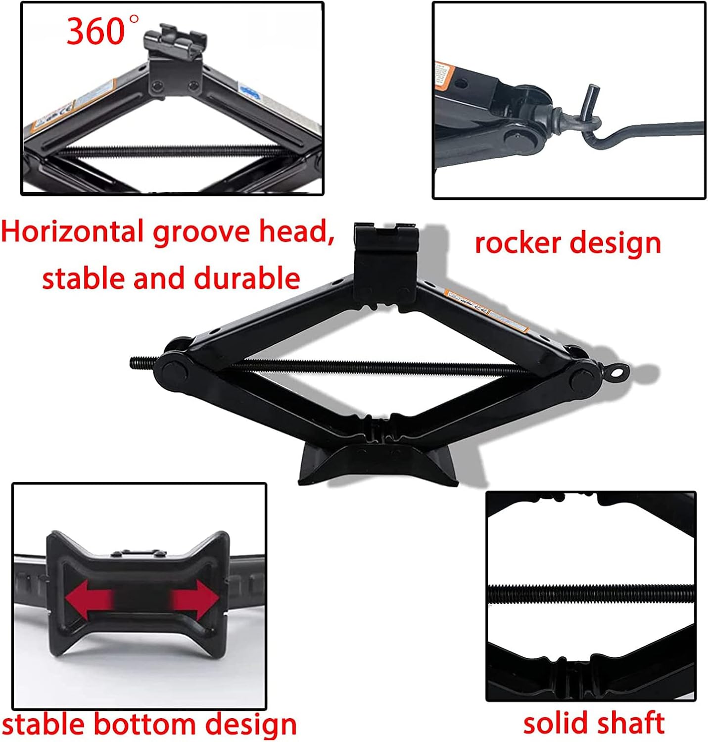 Scissor Lift Car Jack - 1T
