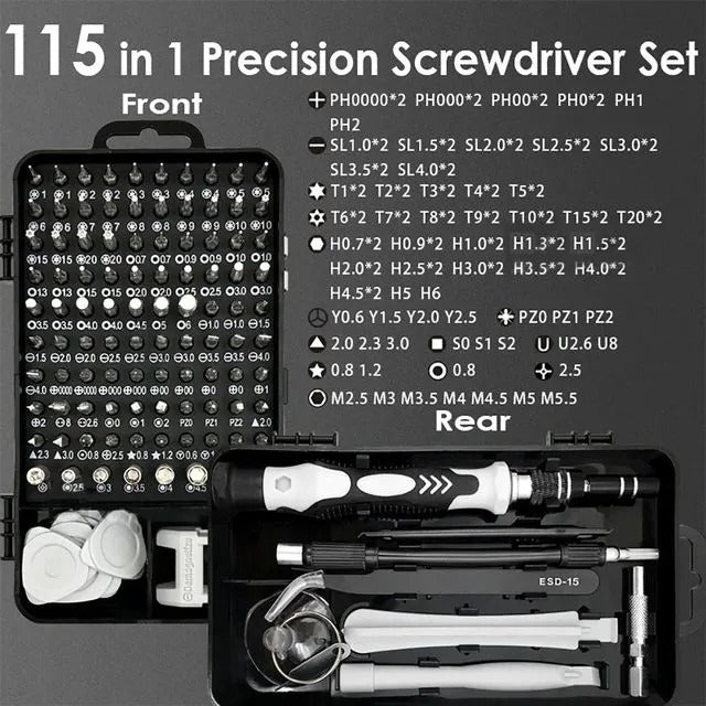 115 Pcs Tool Kit