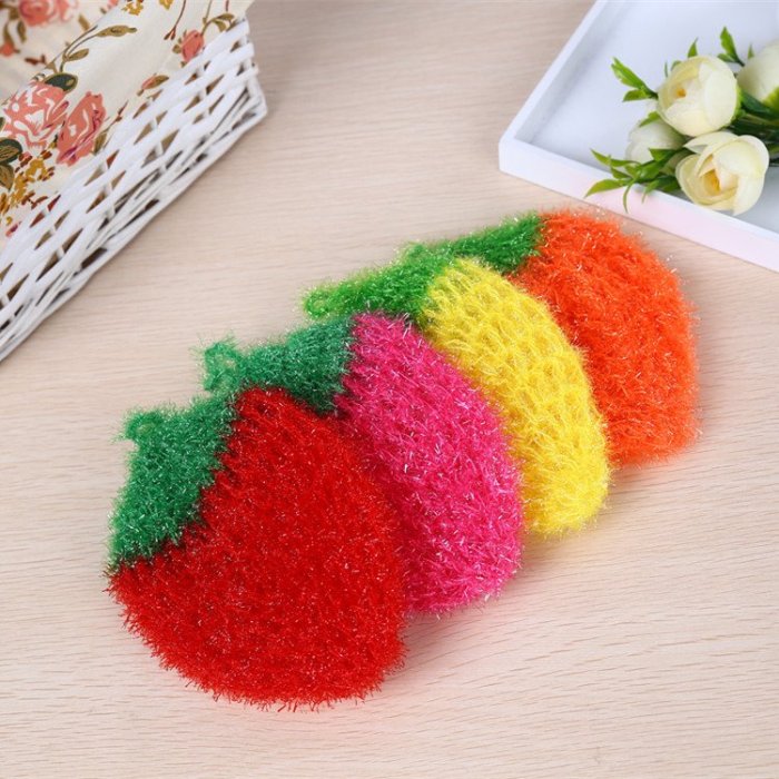 1 Pc Flower Scrubber - Kitchen Cleaner