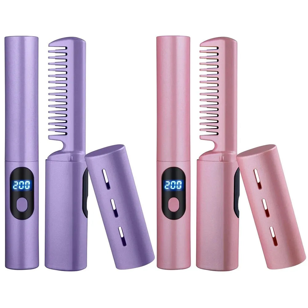 2-In-1 Digital Hair Straight Comb