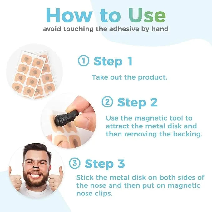 Magnetic Nasal Dilator - 15 Pairs