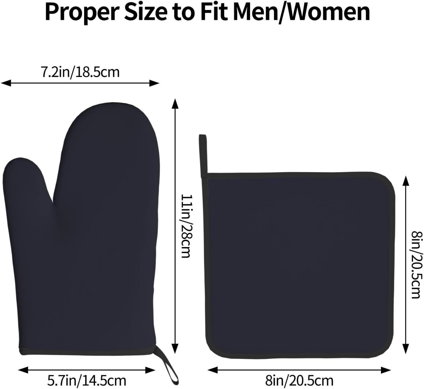 1 Pcs Oven Glove With Pot Pad