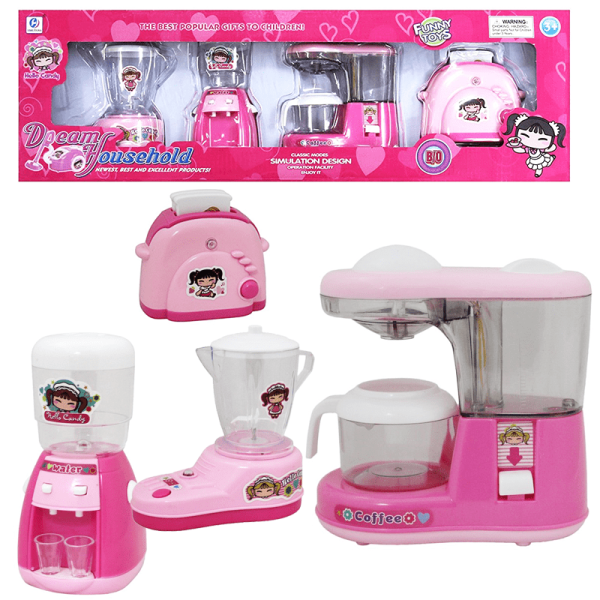 Mini Kitchen Appliances Toy Set