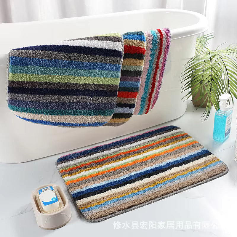 Velvet Wool Mix Color Carpet - 56cm*36cm