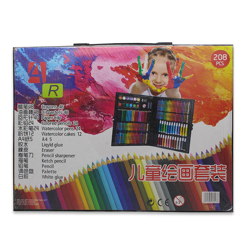 208 PCS Coloring Kit