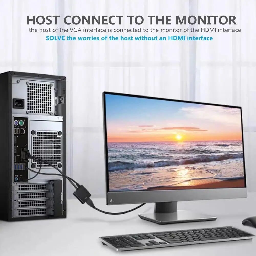 HDMI Output To VGA Converting Adapter - 1080P