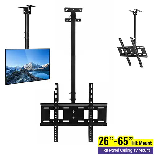 Adjustable Ceiling TV Mount Bracket (26-65)