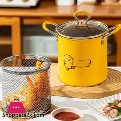 Deep Fryer Pot With Oil Filter