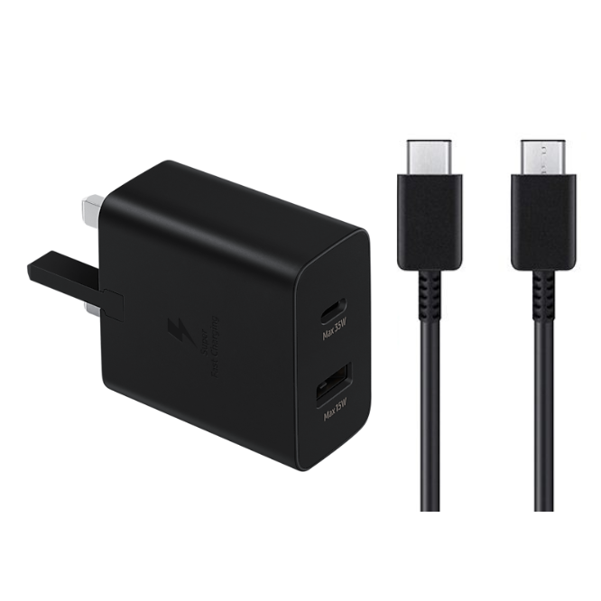 35W PD Adapter USB-C USB-A & Type-C To C Cable