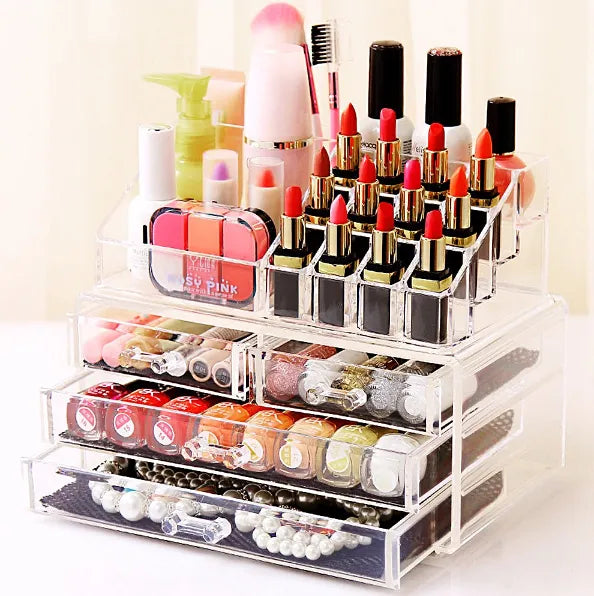 4 Drawer Acrylic Cosmetic Organizer
