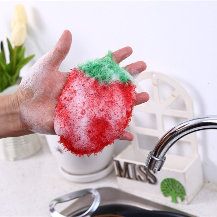 1 Pc Flower Scrubber - Kitchen Cleaner