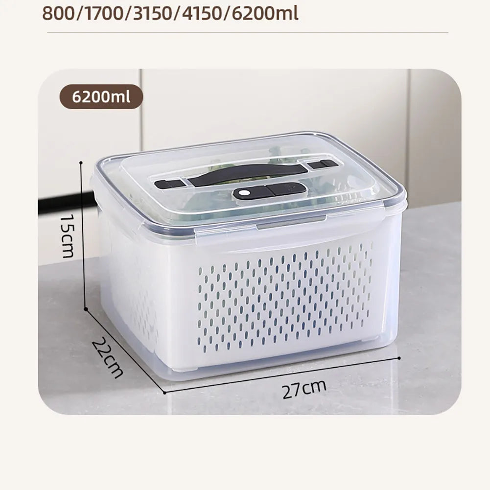 5 Pcs Refrigerator Storage Container