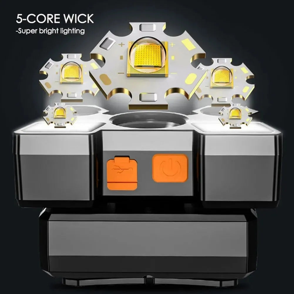 5 Led Rechargeable Headlamp