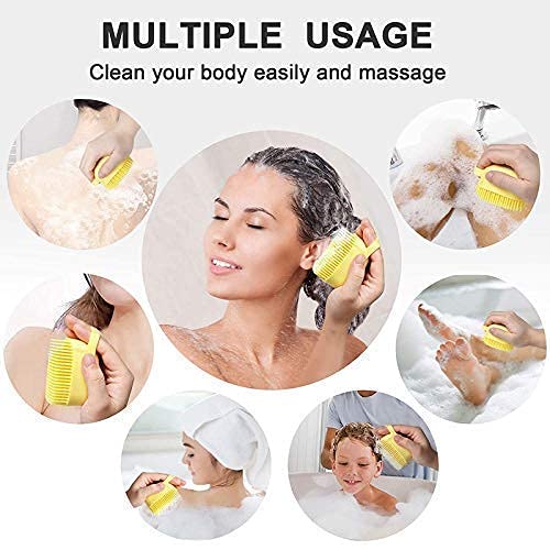 silicone massage bath brush