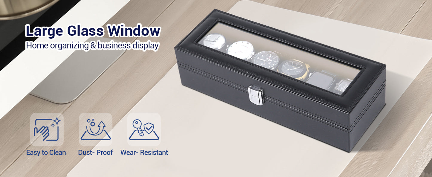 6 Slot Watch Storage Box