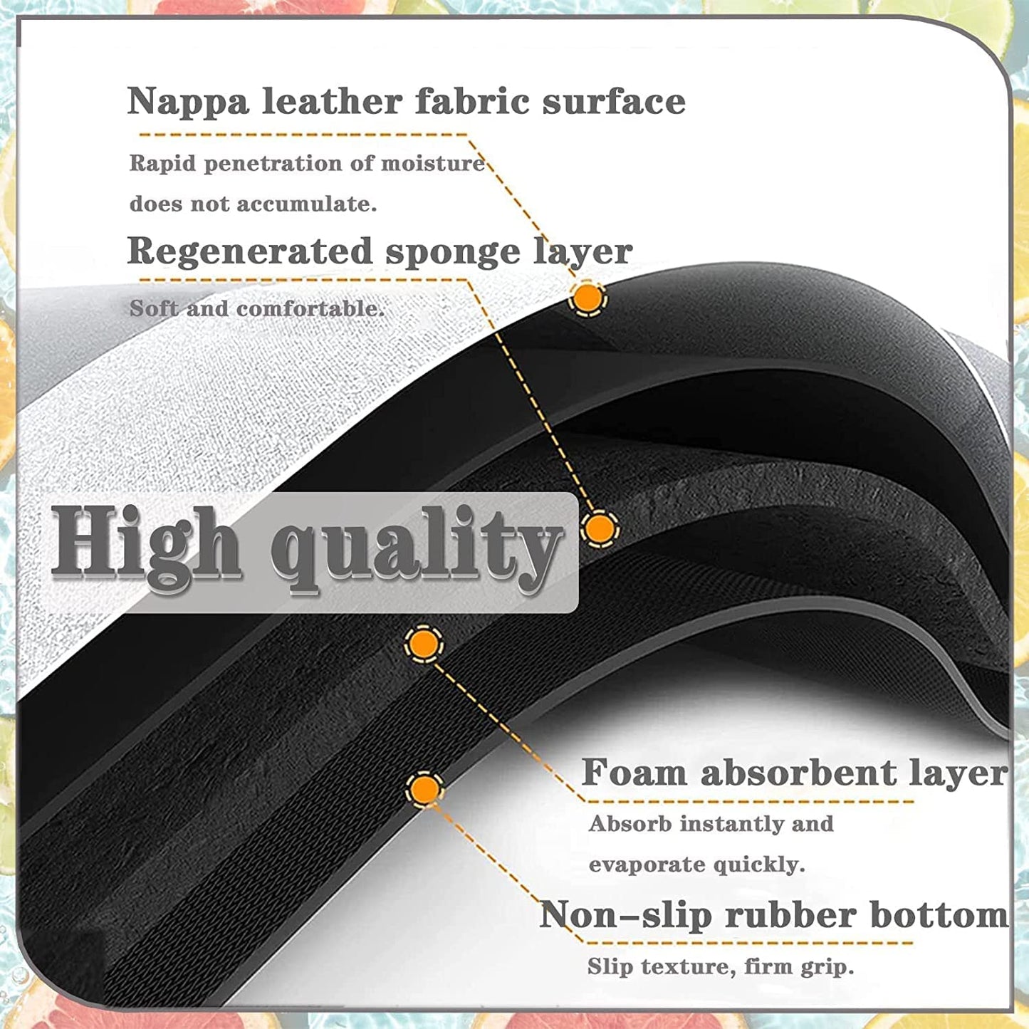 3D Anti Slip Bathroom Mat