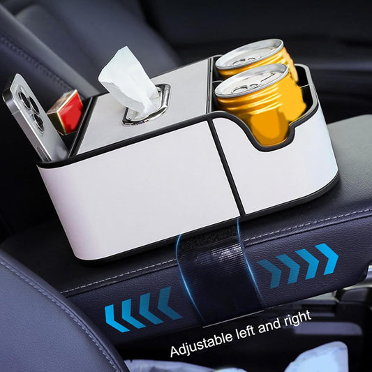 Car Storage Box With Tissue Holder