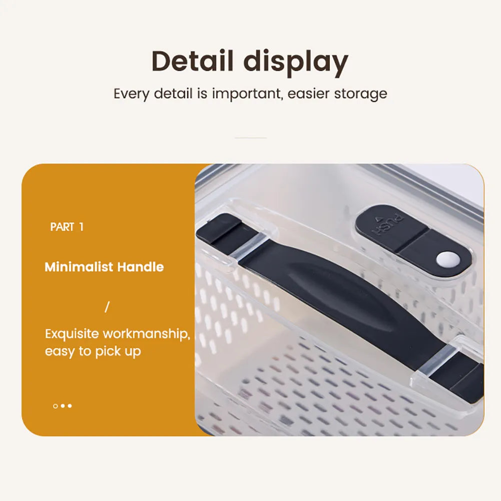 5 Pcs Refrigerator Storage Container