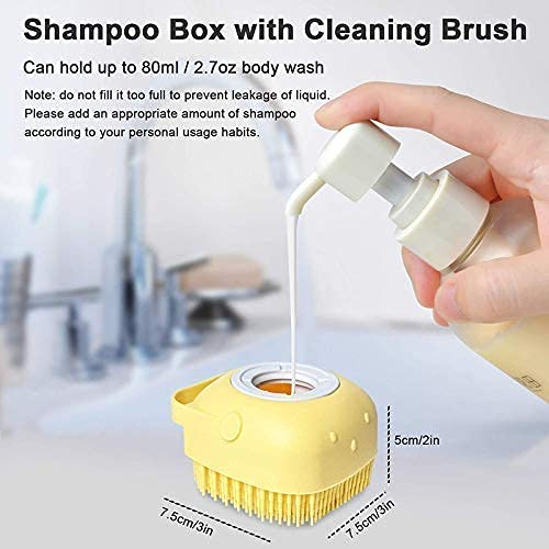 silicone massage bath brush