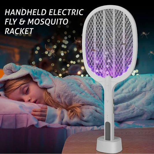 GECKO LTD-638 Rechargeable Mosquito Bat WIth Stand