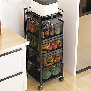 4 Tier Kitchen Storage Rack