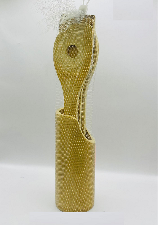Wooden Spoon With Holder