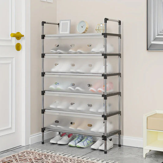 6 Layer Dustproof Shoe Rack