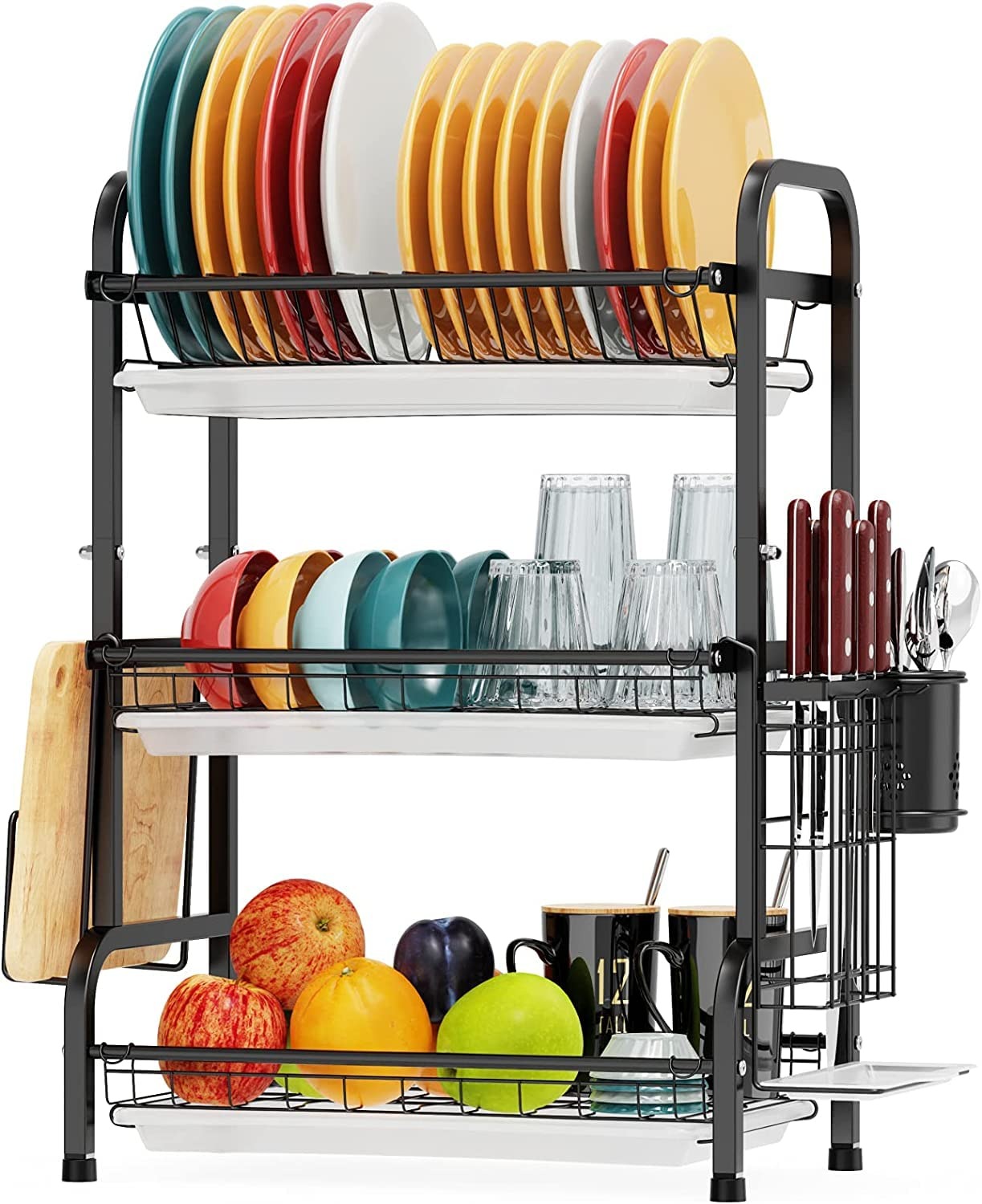 3 Tier Stainless Steel Dish Drying Rack