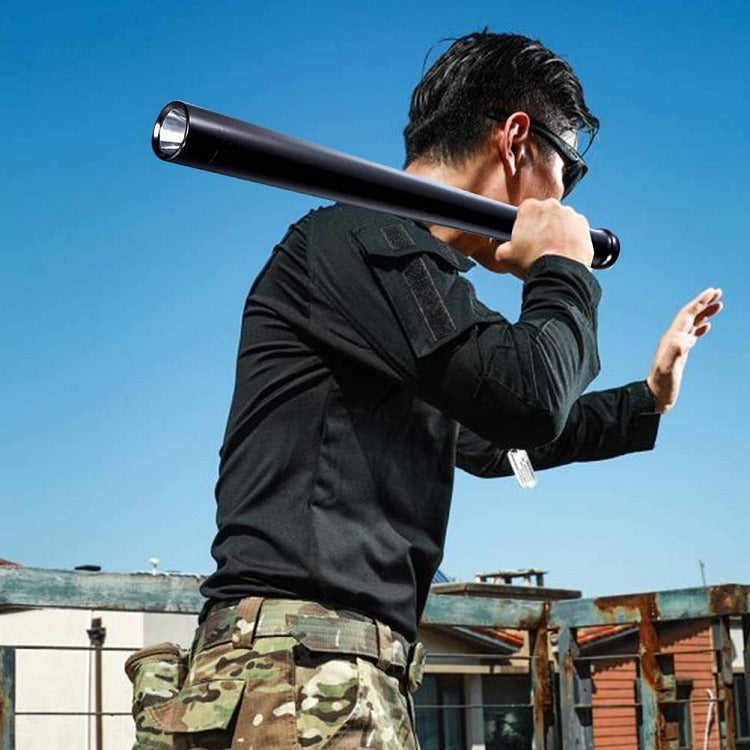 LED Flashlight With Baseball Bat