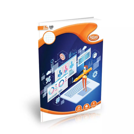 Atlas A4 Book CR 120Pgs (=) Single Ruled