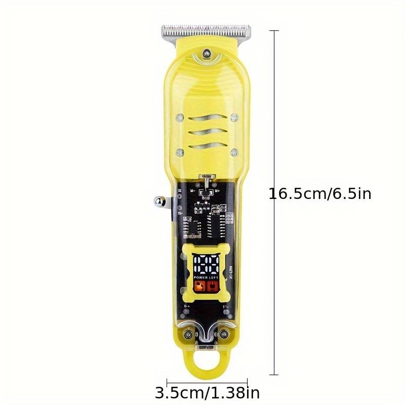 Transparent Digital Hair Clipper