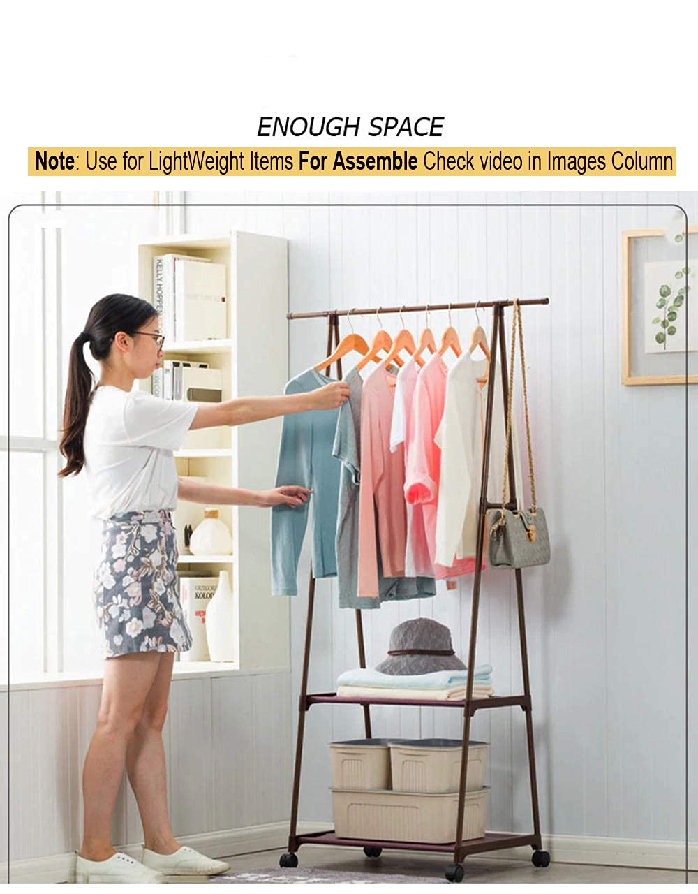 Clothing Rack With Wheels