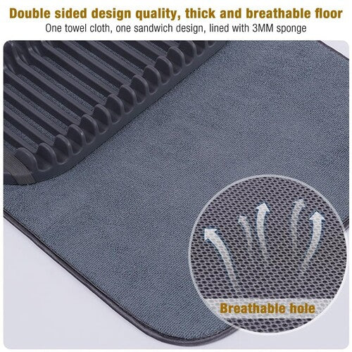 Multifunctional Kitchen Drain Pad & Plate Holder