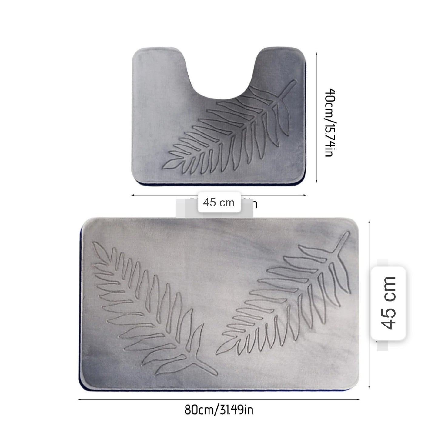 2 PCS Leaf pattern Carpet