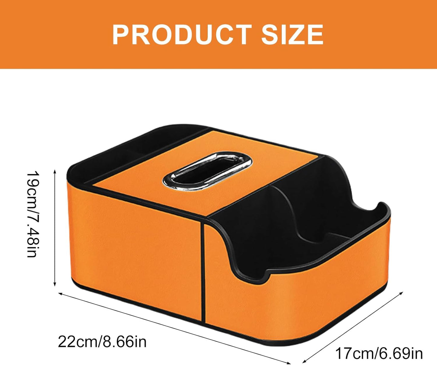 Car Storage Box With Tissue Holder