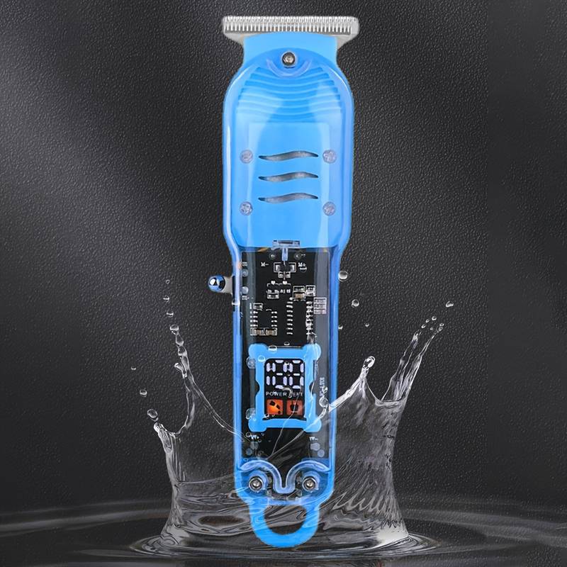 Transparent Digital Hair Clipper