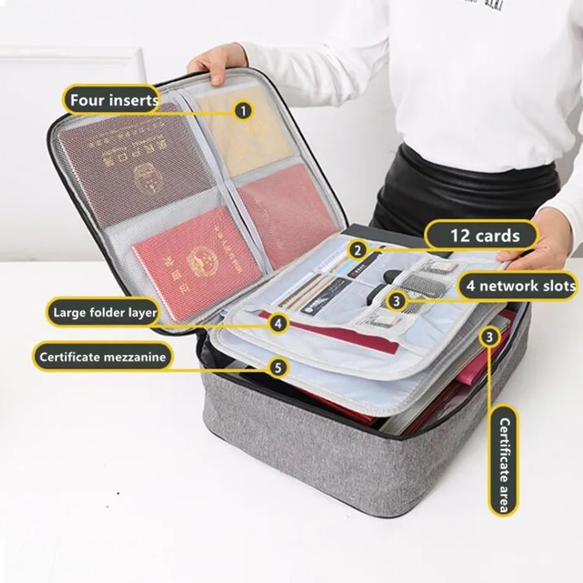 Passport Storage Lock Bag