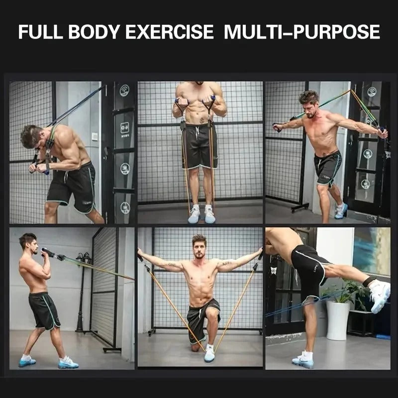 11PCS Resistance Band Set